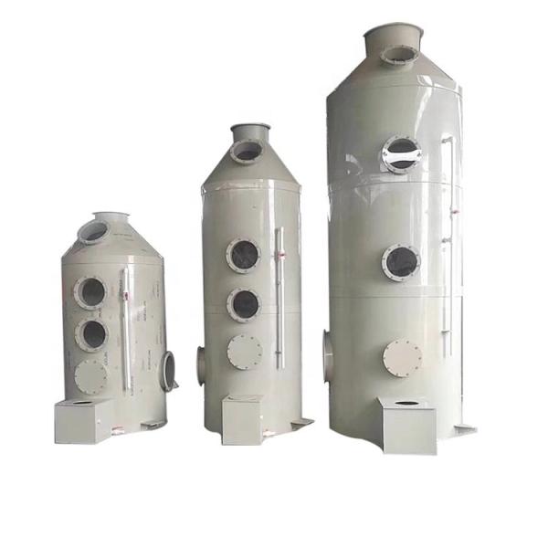 PP Material Spray Tower Wet Scrubber For Extraction Waste Gas Absorption Tower