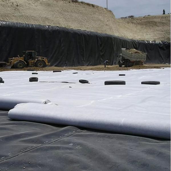 700gsm PP Polypropylene Nonwoven Geotextile High Strength For Isolation Layer