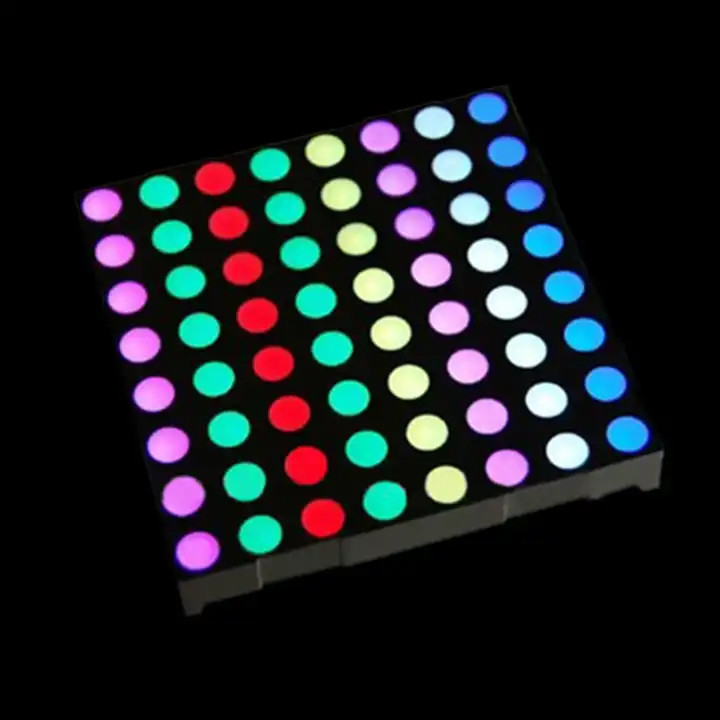 Rohs 8x8 Dot Matrix LED Display , Stable RGB LED Dot Matrix Display
