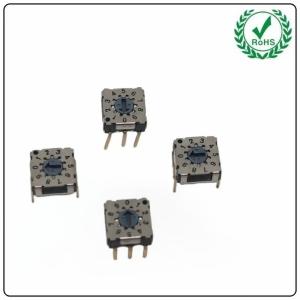 Wholesale BCD Code Rotary Dip Switch 3 Position Thru Hole Terminal 3+3 PIns from china suppliers