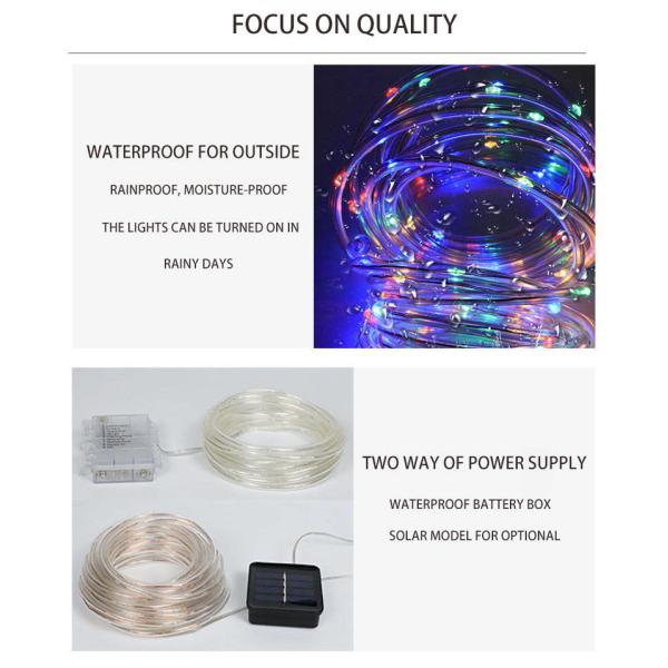 Ni MH 1.2V Solar Led Strip Lights 170MA Color Change Led Strip