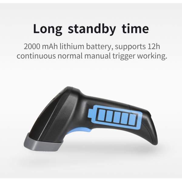 Handheld QR Code Scanner Android Barcode Scanning Gun 1D 2D USB Handheld Barcode Scanner