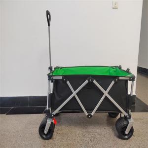 Wholesale Camping Outdoor Folding Hand Pull Wagon Cart With Custom Fabric PU Wheel from china suppliers