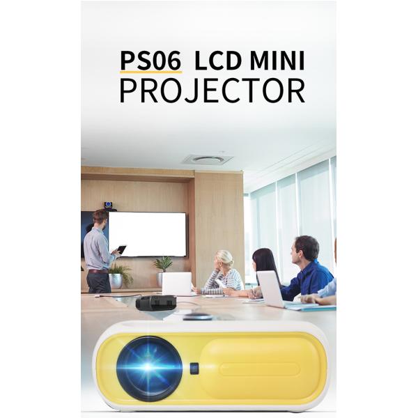 Full HD 720P Portable Mini LCD Projector Supporting 4K For Home Theater