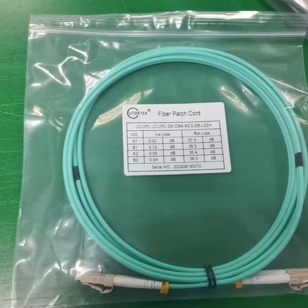 Customized OM3/OM4 Fiber prach cord cables LSZH 1m/2m/3m/5m/10m/50m patch cord cable