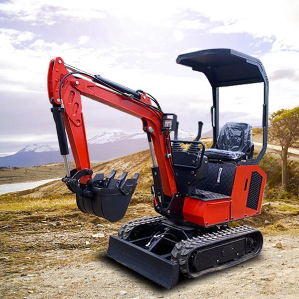 Compact Mini Excavator Machine 8.2KW 1.5 M Max Dumping Height