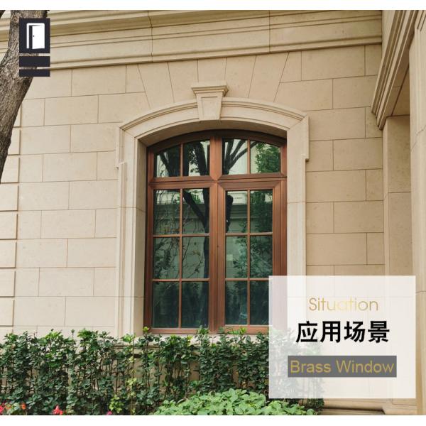 ODM CuZn39Pb3 Metal Door And Window Frames With Brushed Surface