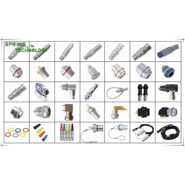 SPRING Watertight Self-latching Multipole Connectors With Positioning Key