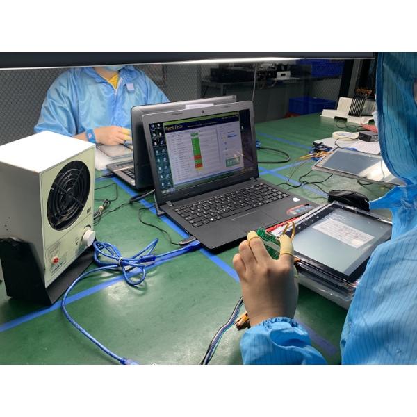 Dustproof Industrial LCD Touch Screen Monitor 300nits ISO9001