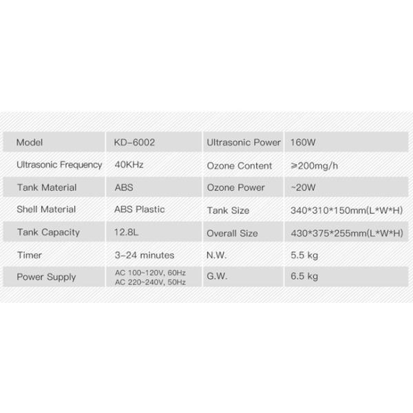 GT SONIC Ultrasonic Cleaner Vegetable And Fruit Ultrasound Cleaning