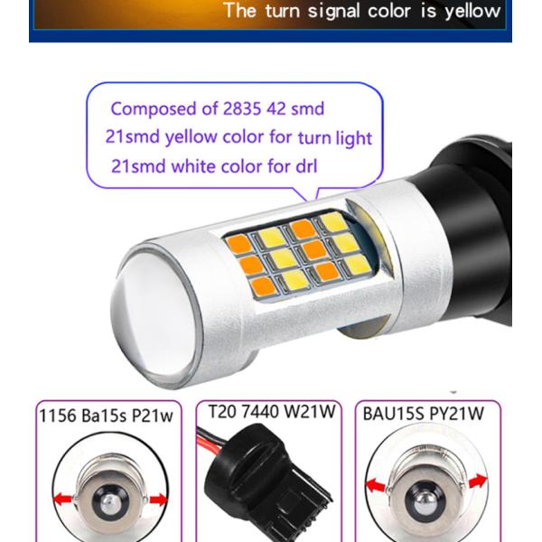 OEM T20 LED Brake Turn Signal Lights Canbus Luces 1157 LED Lamp 12V