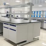 Customized Steel Lab Bench with Adjustable Handles