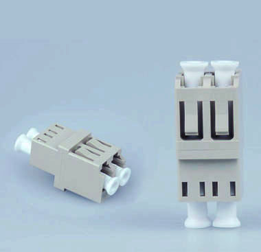 Green color Plastic APC / UPC SM / MM LC Fiber Optic Connector Adapters