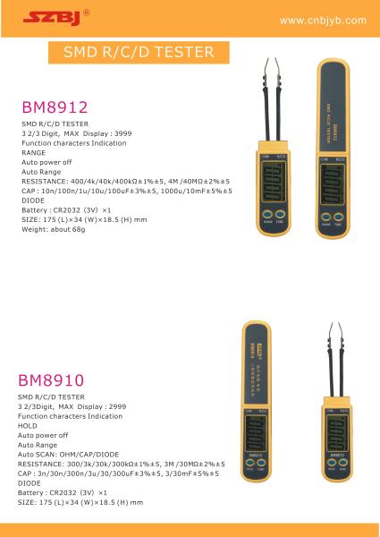 Quality Cr2032 Auto Range 2999 Counts Digital Earth Resistance Tester , Smart SMD Tester for sale