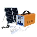 300W Home Solar Energy System Generator Solar Lighting Kit Pure Sine Wave