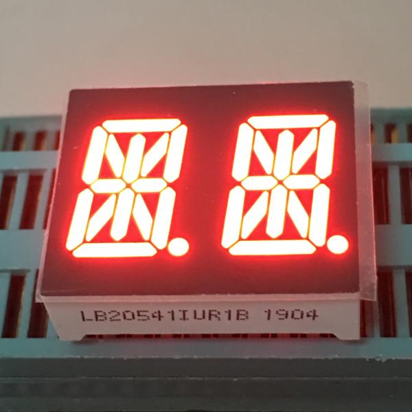 Ultra Red 0.54 Inch Dual Digit 14 SegmentAlphanumeric Led Display for Instrument