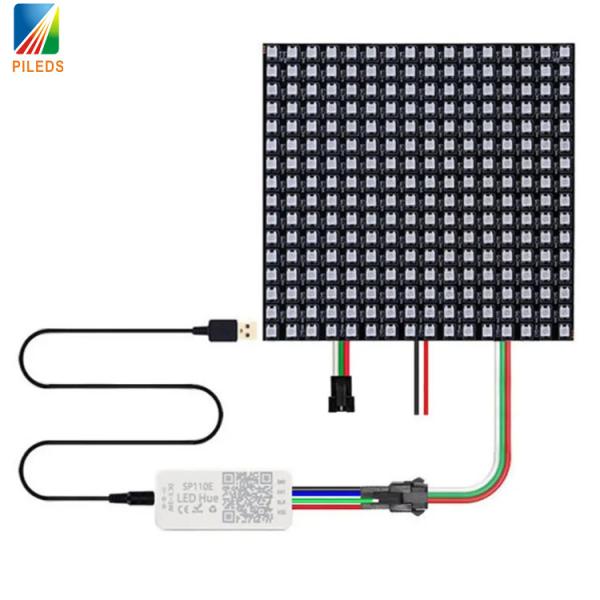 Quality Flexible Addressable LED Matrix Panels 5050 SMD WS2812B 16x16 for sale