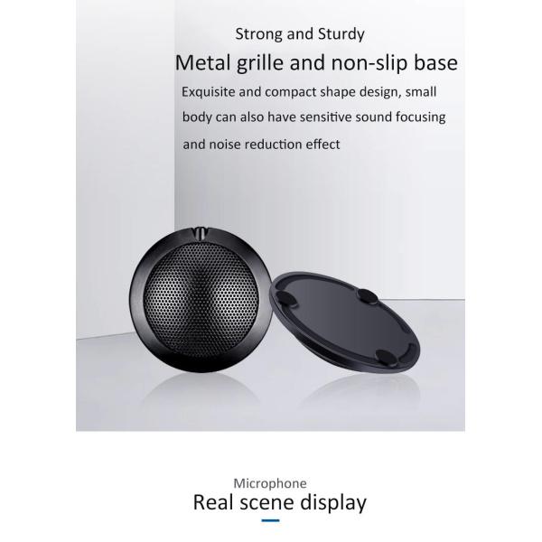 Desktop Omnidirectional Microphone High sensitivity Mic pluy and play clearly pick up