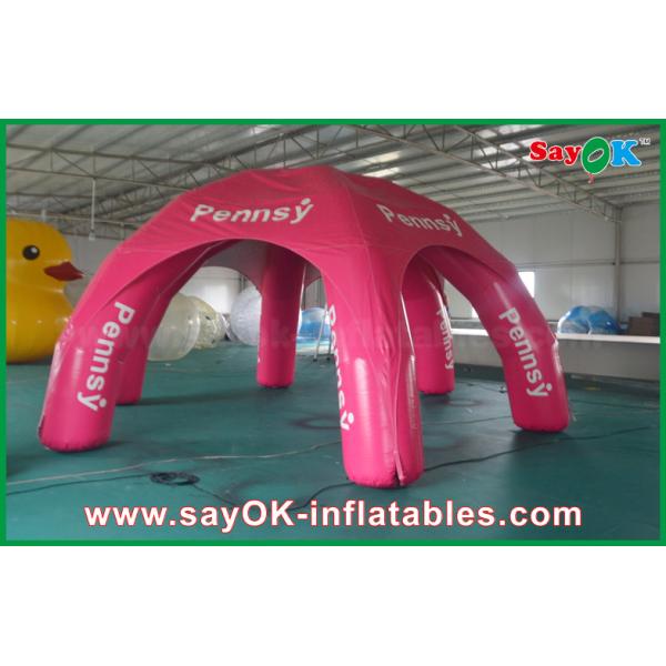 Air Camping Tent PVC Outdoor Giant Inflatable Spide Tent For Advertising With Full Print