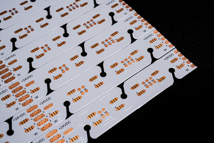 Electronic 24V COB Chip on FPC flexible Printed Circuit Board Assembly With Double Sided FPC