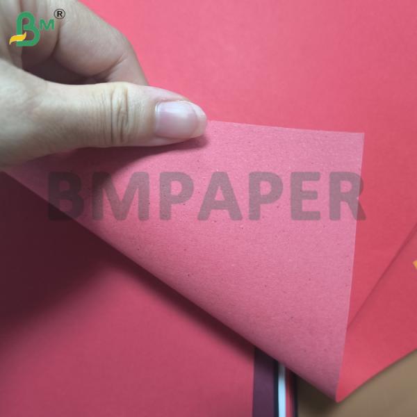 Single Sided 270gsm Premium Red Card Stock Paper Uncoated For Card Making