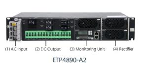 Wholesale Huawei Embedded DC Power System ETP4890-A2 With Output 90A 2U Height from china suppliers