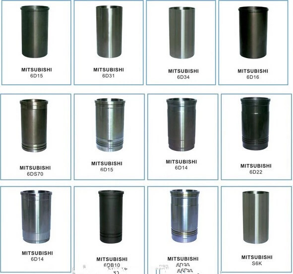 JTP / YJL S4D95 Forge Diesel Engine Cylinder Liner 6207-21-2110 Engine Liner Sleeves