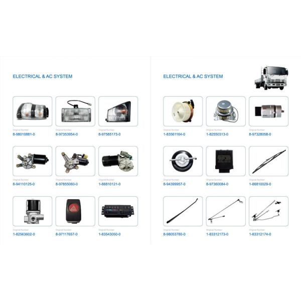 Multifunction ISUZU Auto Parts , Magnetic Valve 1825638712 Hang In Frame And Gantry Versatility