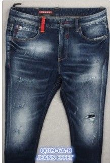 10.5 Ounce 56" Width Clearer Slub Jeans High Stretch Crosshatch Denim Fabric