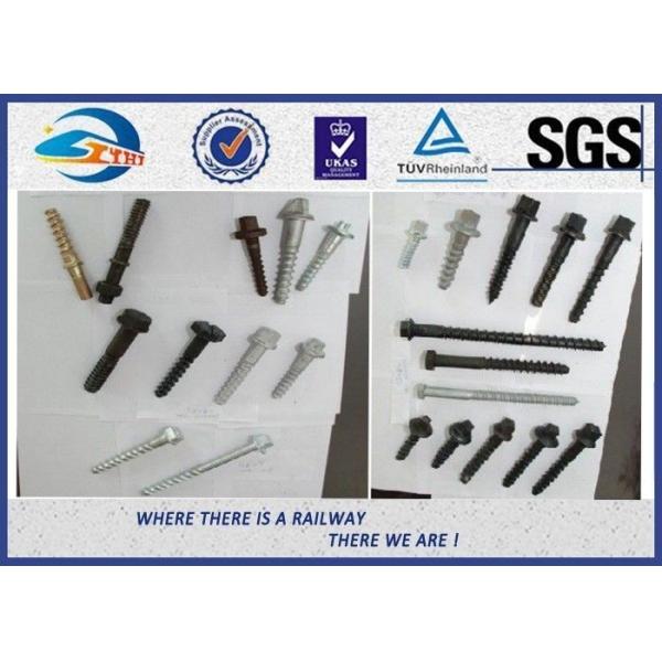 ZhongYue Railway Sleeper Screws Rail Fasteners With Color Painting