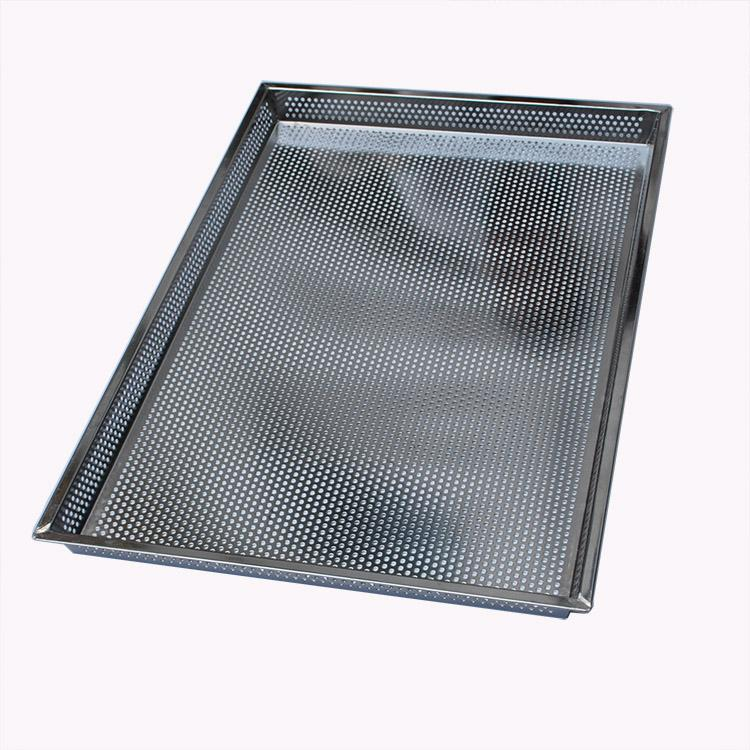 Customizable Stainless Steel Punching Metal Tray For Baking 1mm 1.5mm Wire Diameter