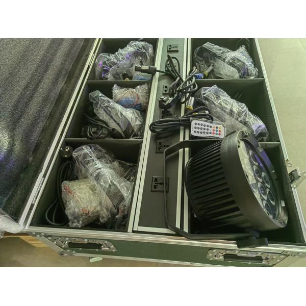 IP65 Waterproof LED Par Up Light | 180W RGBWA+UV 6-in-1, DMX-512/RDM, 16bit PWM 1000Hz