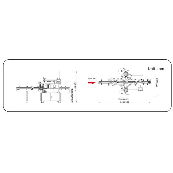 Self Adhesive Double Sided Labeling Machine
