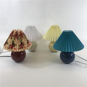 China Modern Pleated Fold LED Table Lamps Bedroom Desk Lamp(WH-MTB-88) on sale