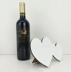 Double Heart Dye Sublimation Blanks Custom Photo Panel Frame