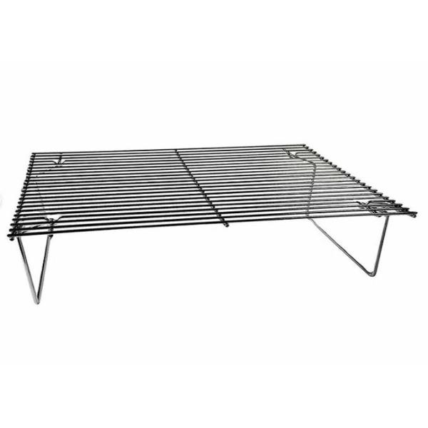 Rectangle 16'' Portable Detachable Folding BBQ Grill Rack Elevated