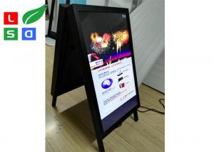 Wholesale Double Side 32inch Floor Standing Lcd Advertising Player A Shaped Board 350cd/m2 from china suppliers