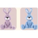 China Cute and Lovely Corduroy Material Bunny Rabbit soft Toys 9inch for sale