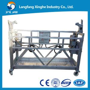 China Xinghe manufacturer zlp series suspended rope platform , high rise working gondola , electric rope cradle , scaffolding on sale