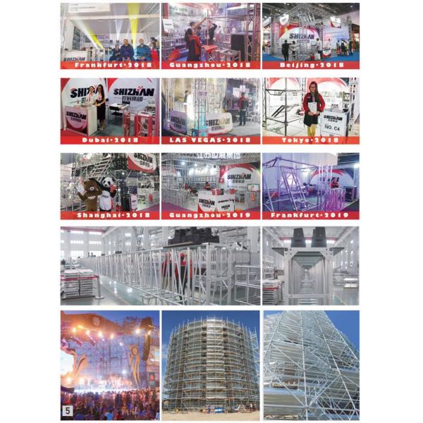 H FRAME Construction Site Lightweight Aluminum Scaffolding With Clamps