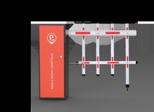 China Automatic Boom Folding Straight Arm Car Barrier Gate on sale