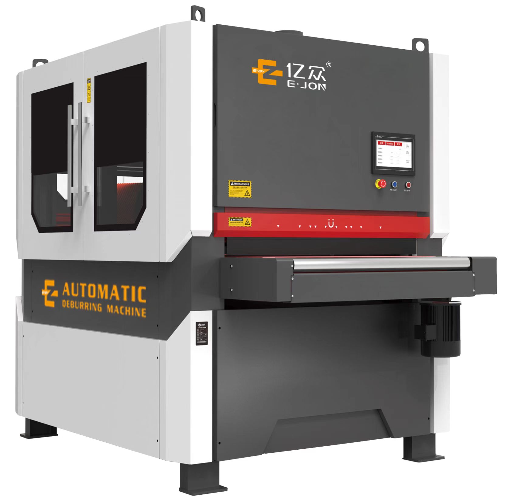 QC916 4 Brushes Deburring Edge Rounding Machine Automatic 50Hz