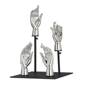 Wholesale Glossy plastic mannequin hand female decorative hand model for jewelry accessories display from china suppliers