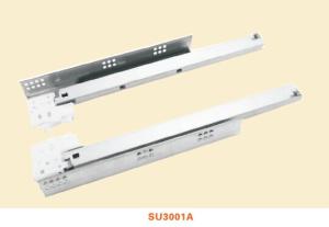 SU3001  Three-fold Full Extension Undermount Drawer Slide Series (With Locking clip and Damper)