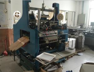 Wholesale Friendly HMI Four Corner Pasting Machine On Line Feeding Cardboard Table from china suppliers
