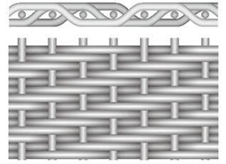 Twill dutch woven wire cloth filter