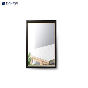 China 32inch Gold Frame Mirror LCD Display 700nits Mirror Digital Signage for Hotels on sale