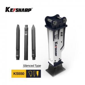 Wholesale 200mm Chisel Silenced Type Hydraulic Breaker KS550 For Concrete Crushing from china suppliers