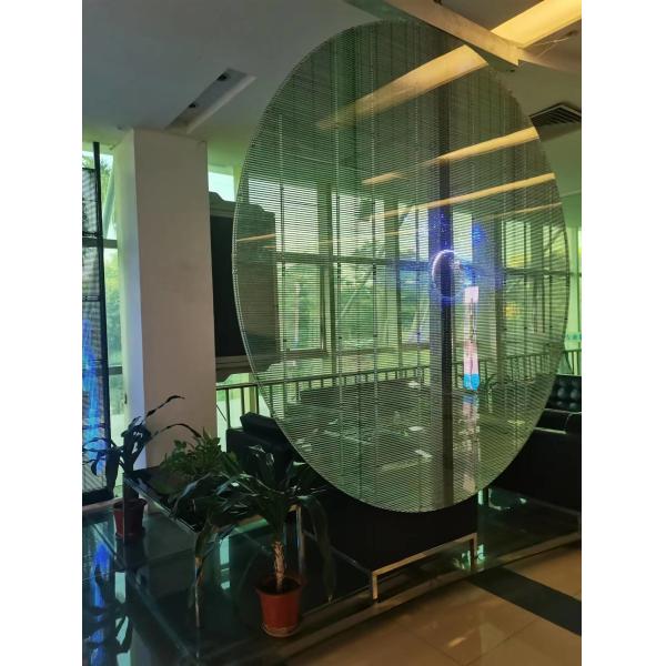 P3.91 - 7.82mm Outdoor Transparent Led Screen High Brightness 3840Hz High Refresh Rate