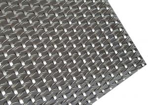 China Cable Rod Woven Decorative Wire Mesh , Stainless Steel Architectural Mesh Panels on sale
